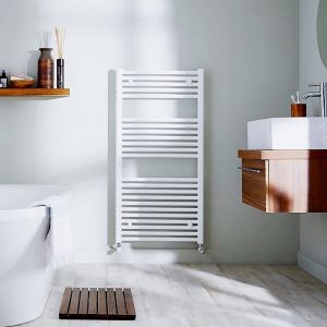Prestige Towel Radiator White Straight