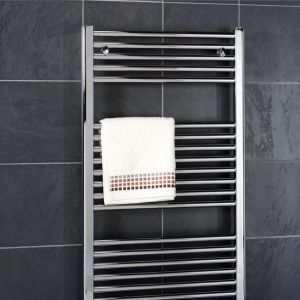 Prestige All Electric Towel Rail Chrome Straight